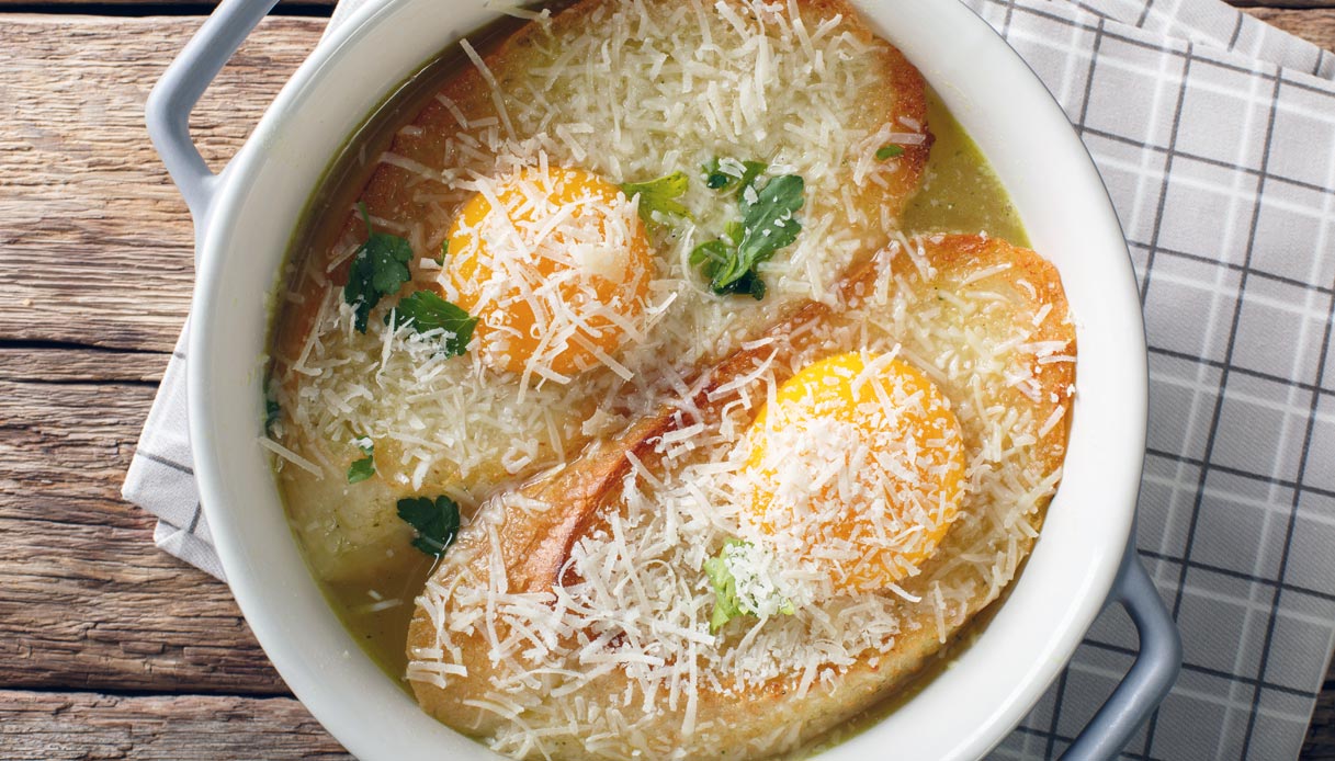 Zuppa Pavese Italienische Brotsuppe - Rezepte Suchen